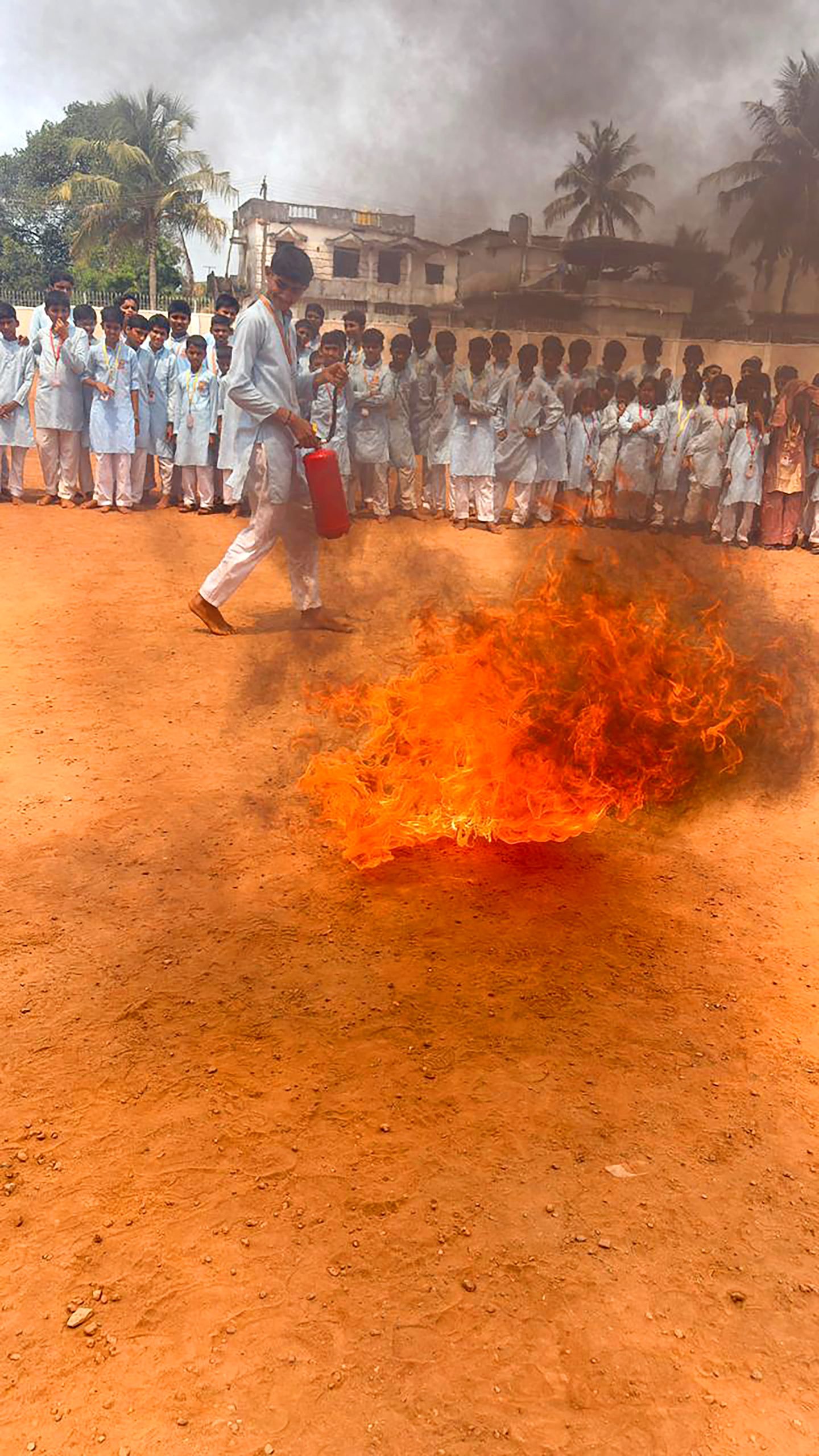 Fire Safety Awareness and Mock Drill in RVK - Mangaluru at 2.21.25 PM (1)