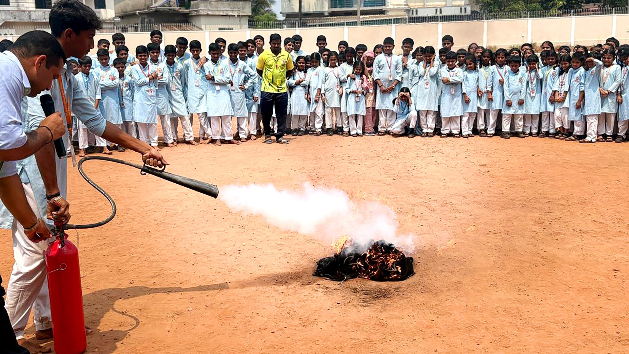 Fire Safety Awareness and Mock Drill in RVK - Mangaluru at 2.21.26 PM