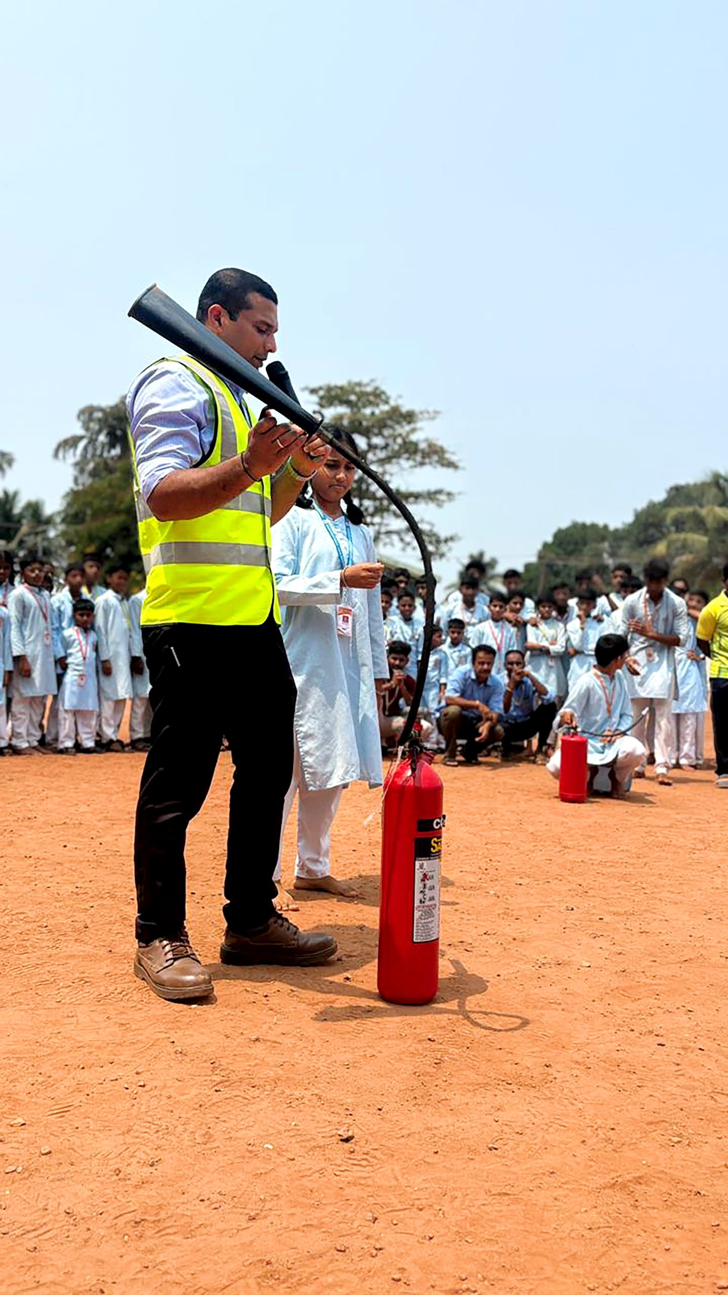 Fire Safety Awareness and Mock Drill in RVK - Mangaluru at 2.21.27 PM