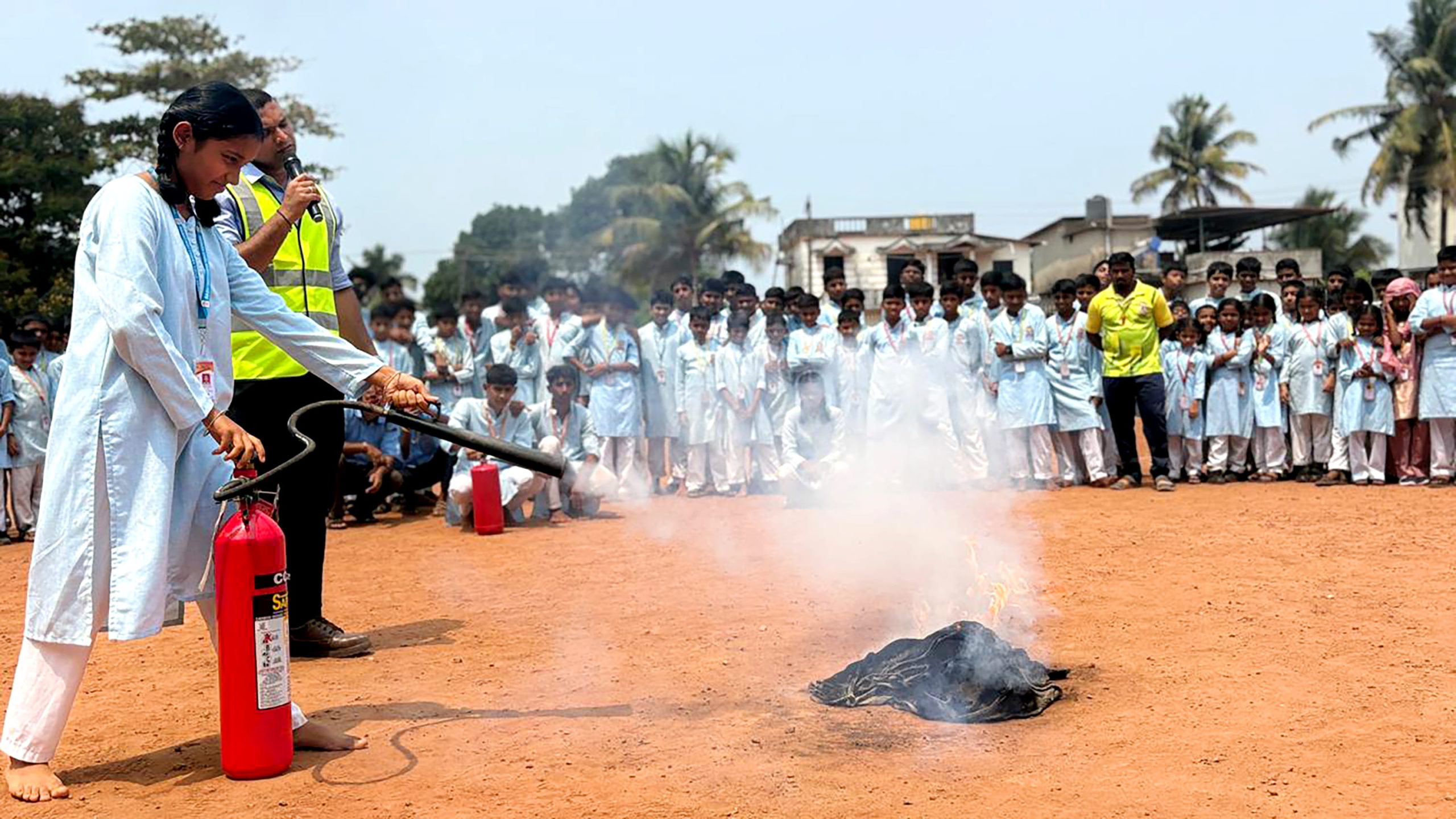 Fire Safety Awareness and Mock Drill in RVK - Mangaluru at 2.21.28 PM