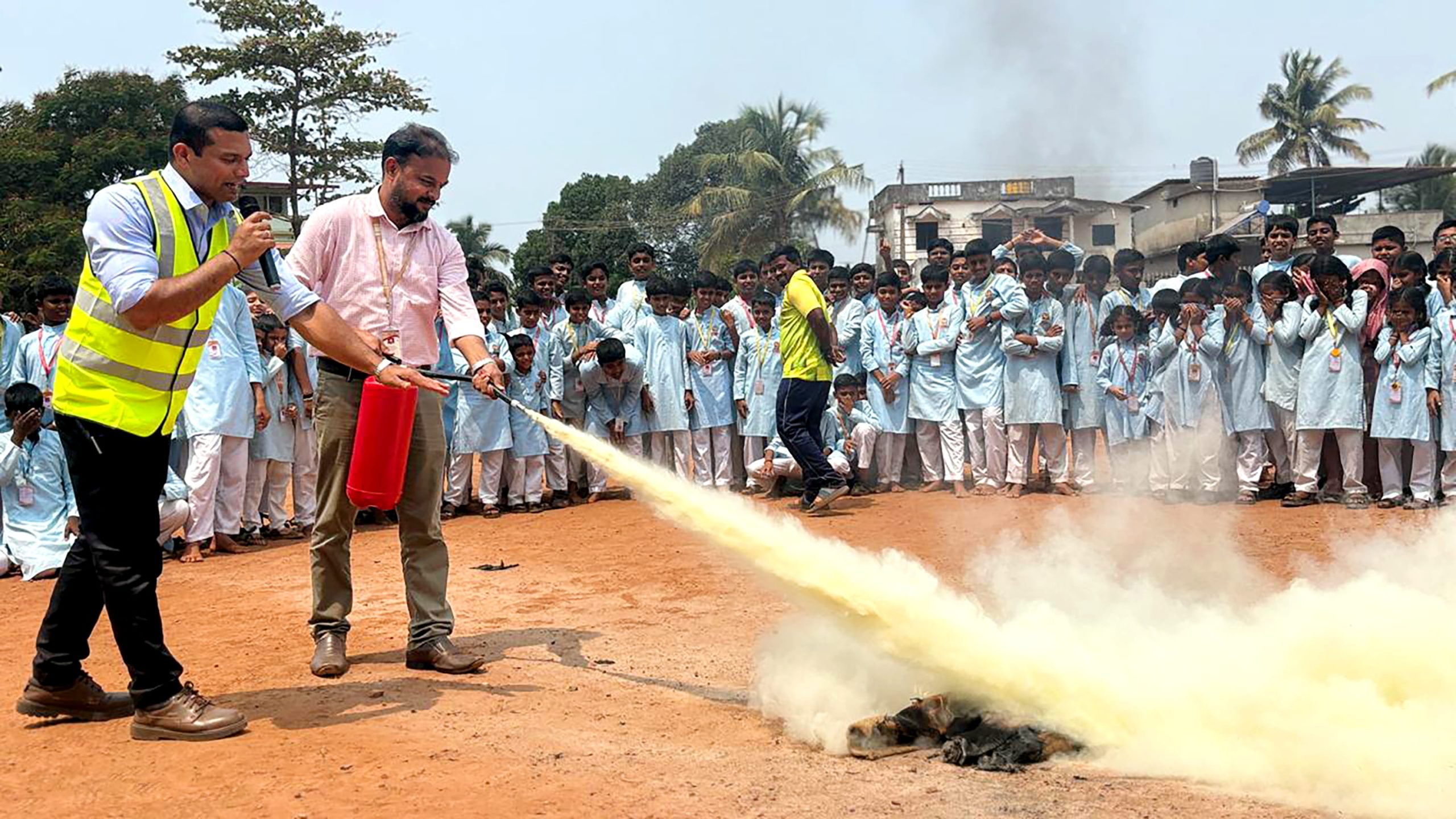 Fire Safety Awareness and Mock Drill in RVK - Mangaluru at 2.21.29 PM