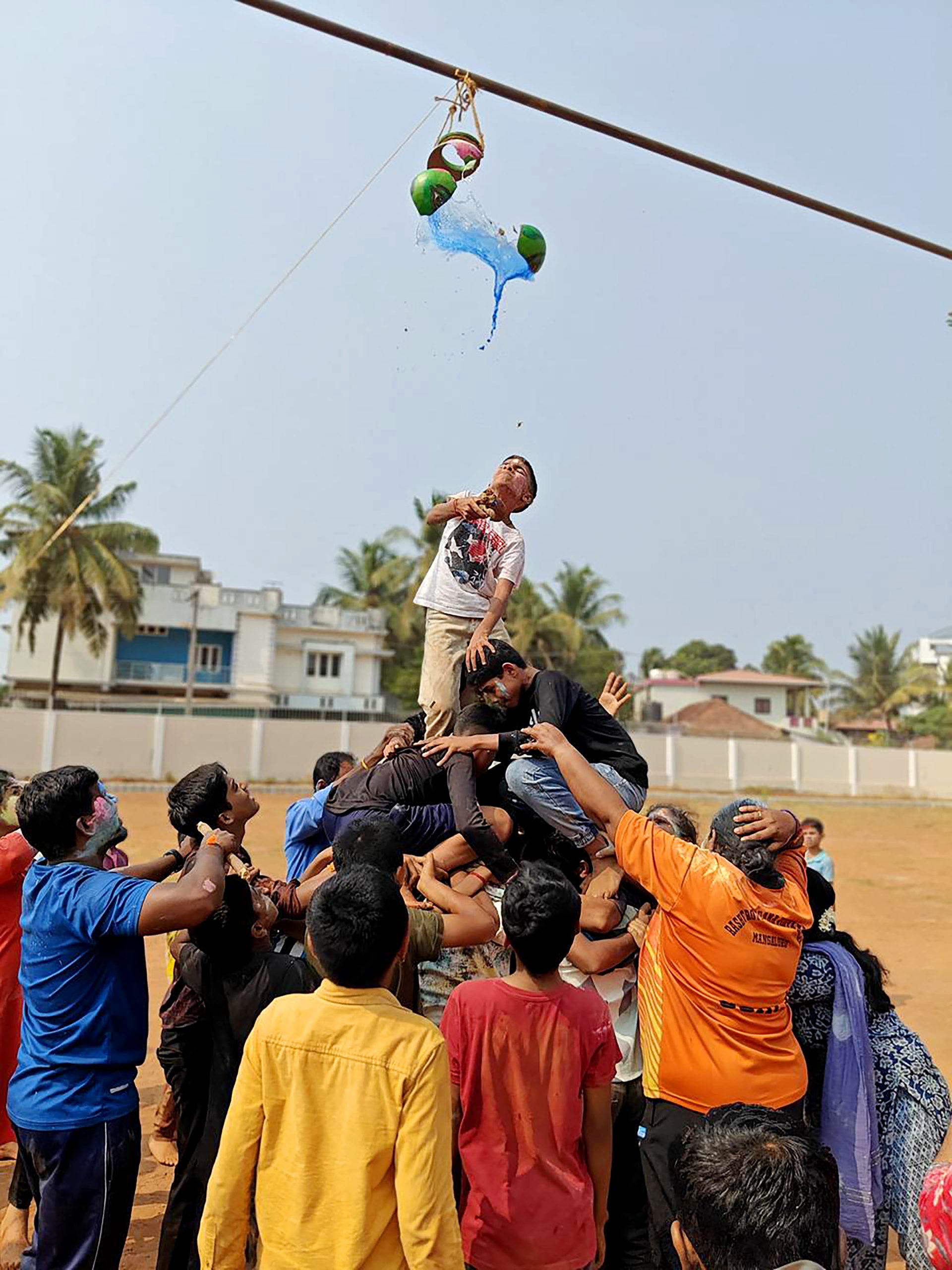 Holi celebrations at RVK - Mangaluru at 4.38